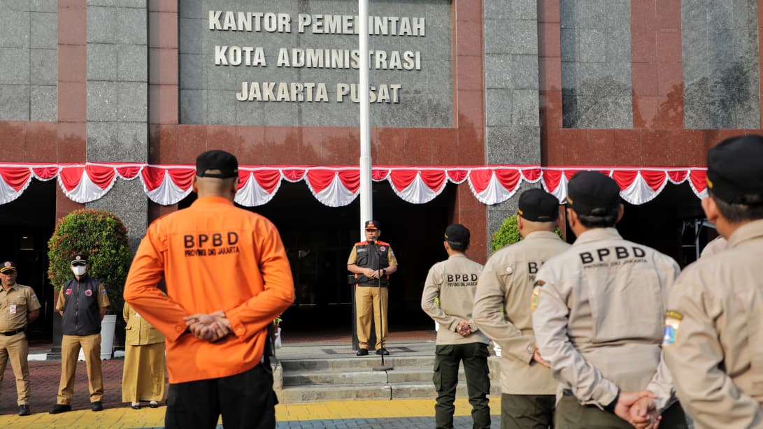 Apel Kesiapsiagaan Penanggulangan Bencana Tingkat Kota Administrasi Jakarta Pusat