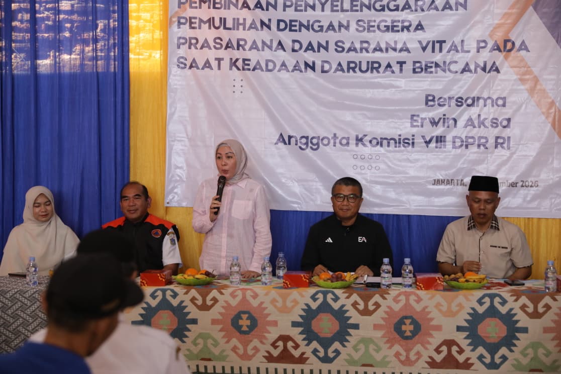 Pembinaan Penyelenggaraan Pemulihan dengan Segera Prasarana dan Sarana Vital pada Saat Keadaan Darurat Bencana