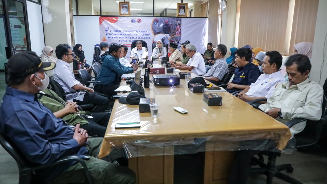 Bimbingan Teknis Petugas Pengkajian Kebutuhan Pascabencana (Jitupasna) di Kantor Kecamatan Jagakarsa