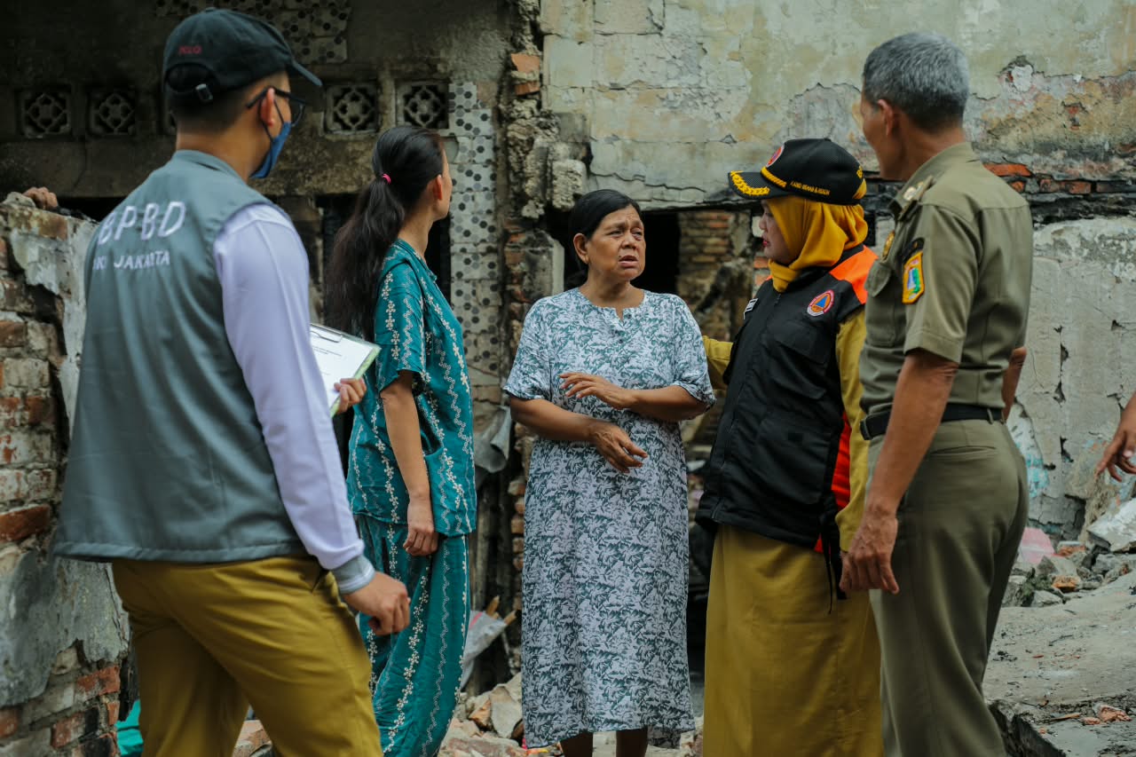 Pengkajian Kebutuhan Pascabencana (JITUPASNA) Kejadian Kebakaran di Kel. Kramat