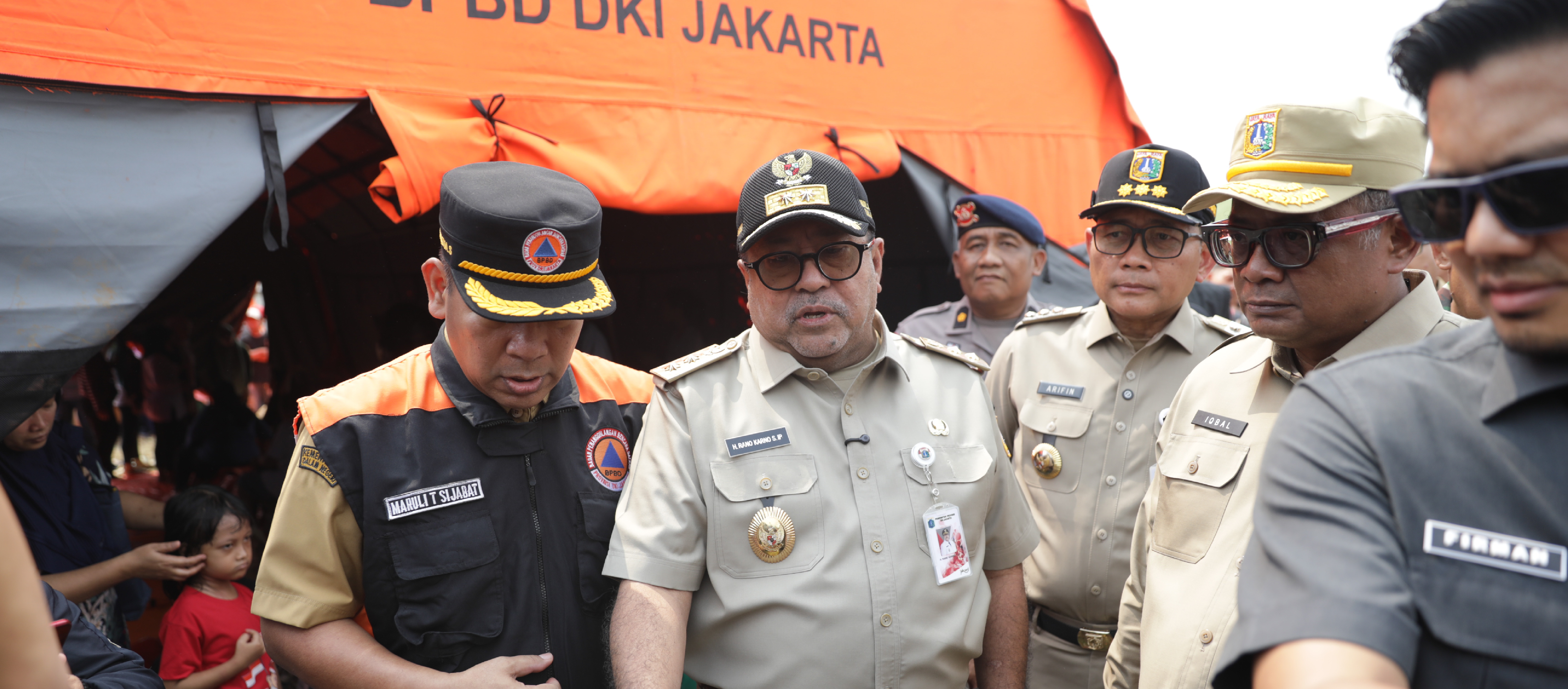 Meninjau Lokasi Kebakaran di Jalan Kemayoran Gempol