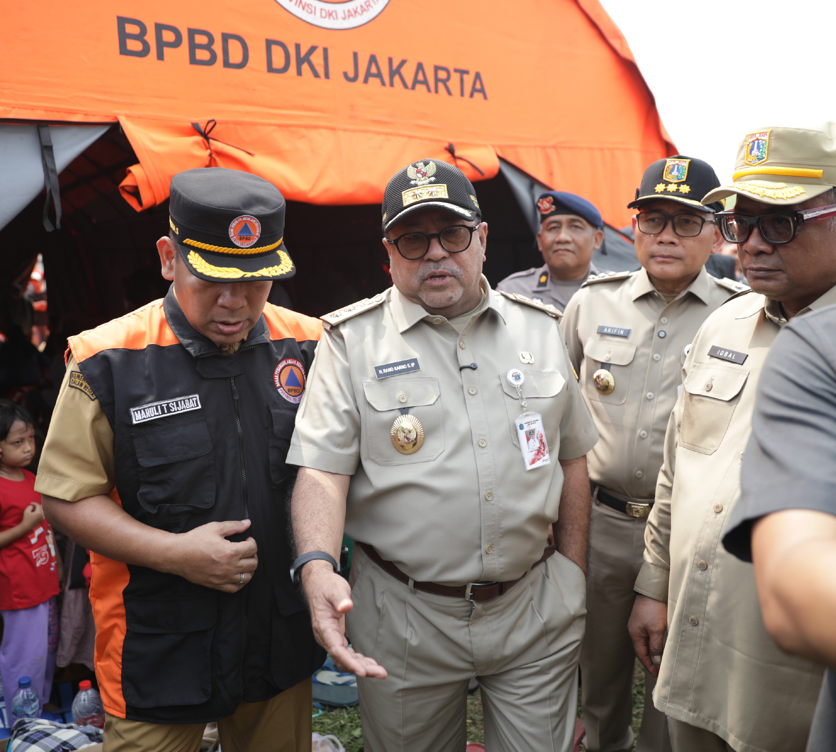 Meninjau Lokasi Kebakaran di Jalan Kemayoran Gempol